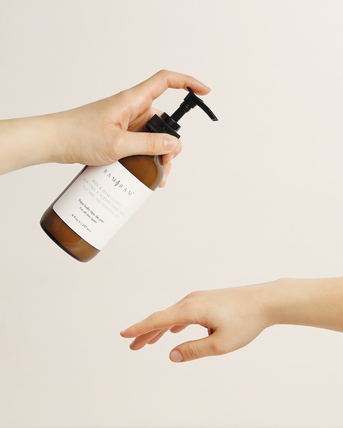 Hand & Body Lotion Essential Oils & Aloe Vera | 8oz by Ram Ram USA