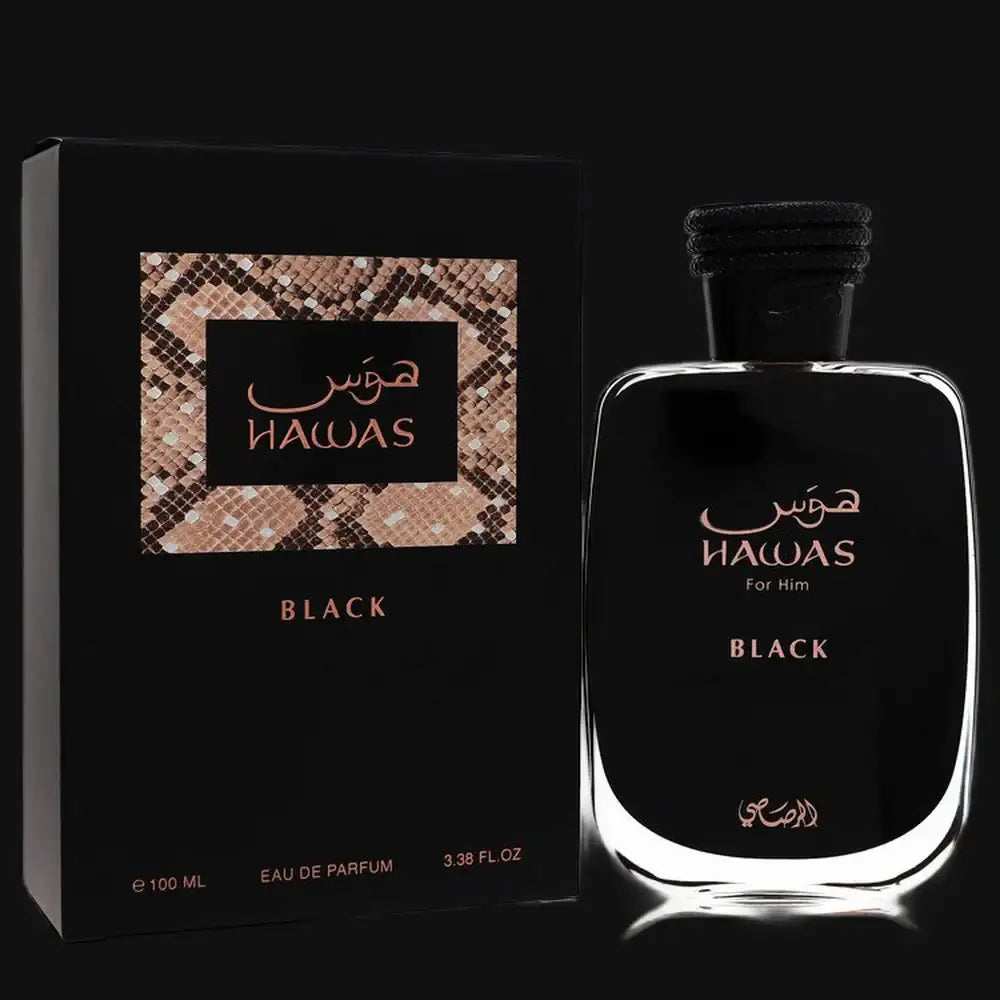 Hawas Black By Rasasi Cologne for Men - DestGlow