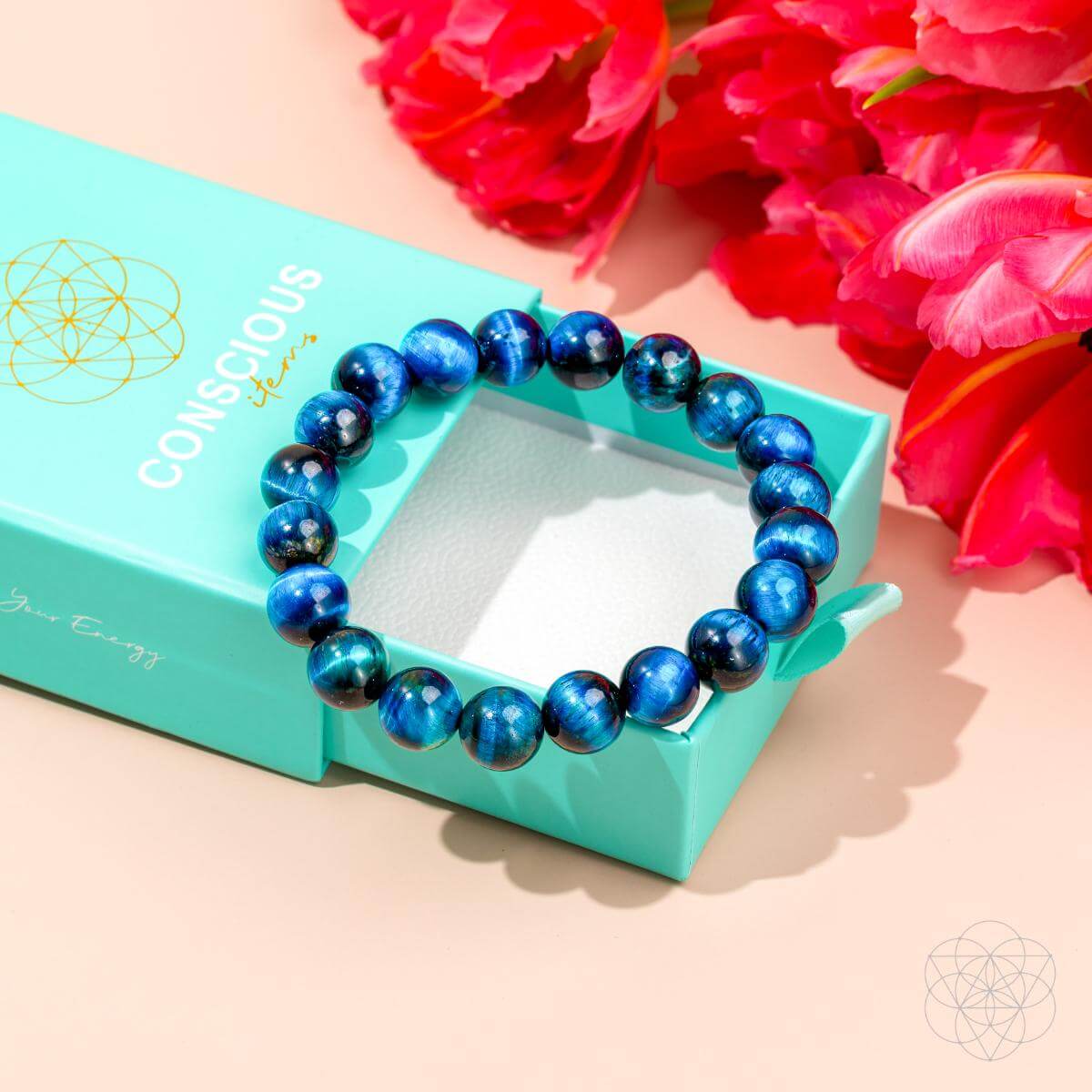 Hawk’S Focus – Royal Blue Tiger’S Eye Bracelet - DestGlow