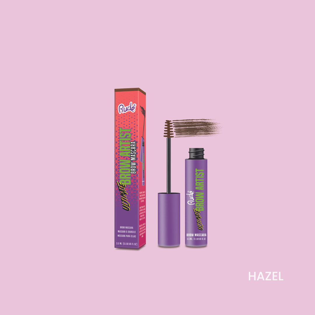 RUDE Ultimate Brow Artist Brow Mascara - Hazel - DestGlow