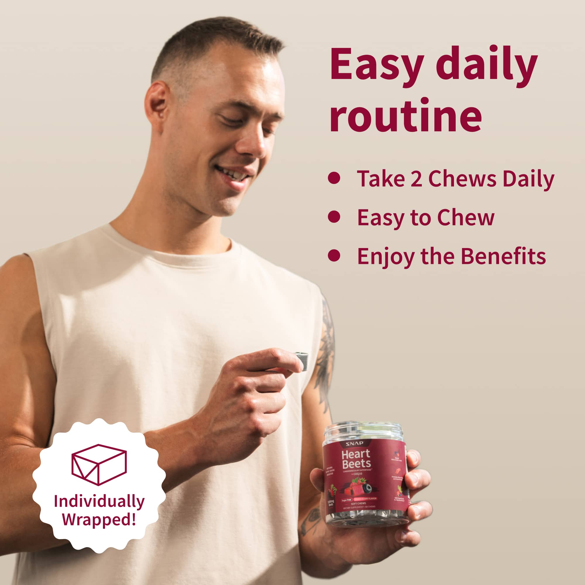 Heart Beets Chews