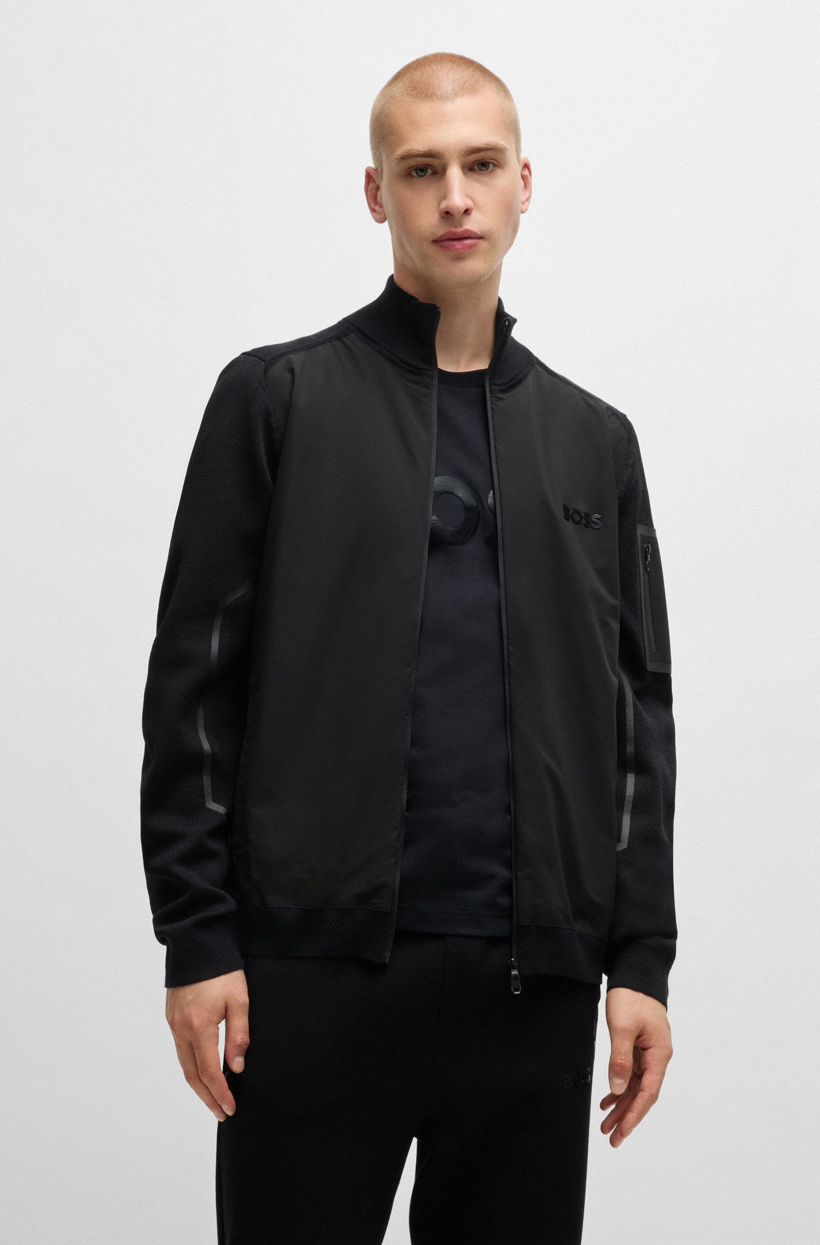 Boss Green Zhino Jacket - Black by Denim Exchange