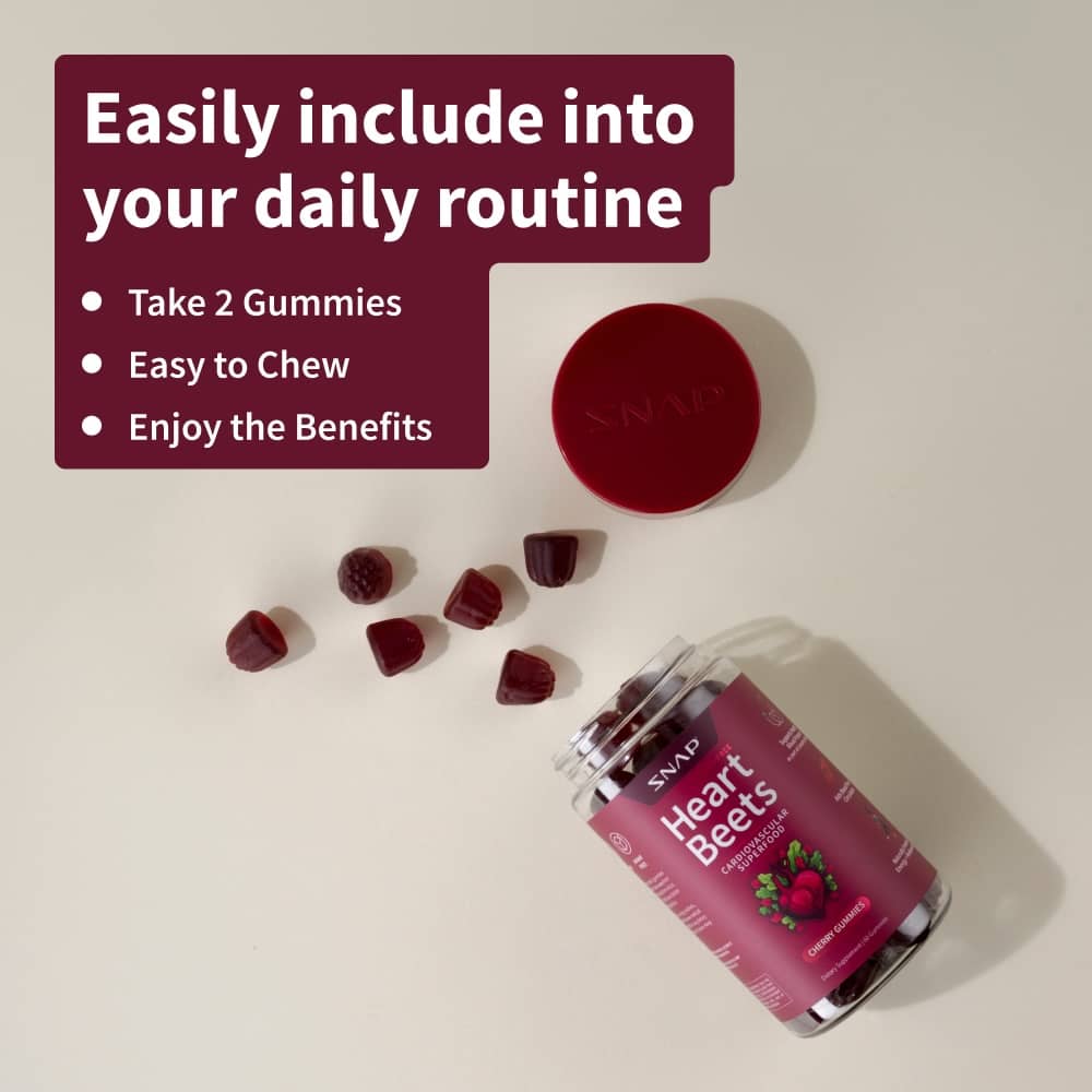 Heart Beets Gummies by Snap Supplements