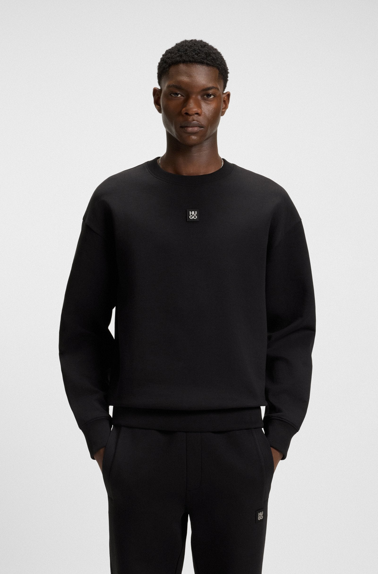 Hugo Boss Dettil Crewneck - Black by Denim Exchange