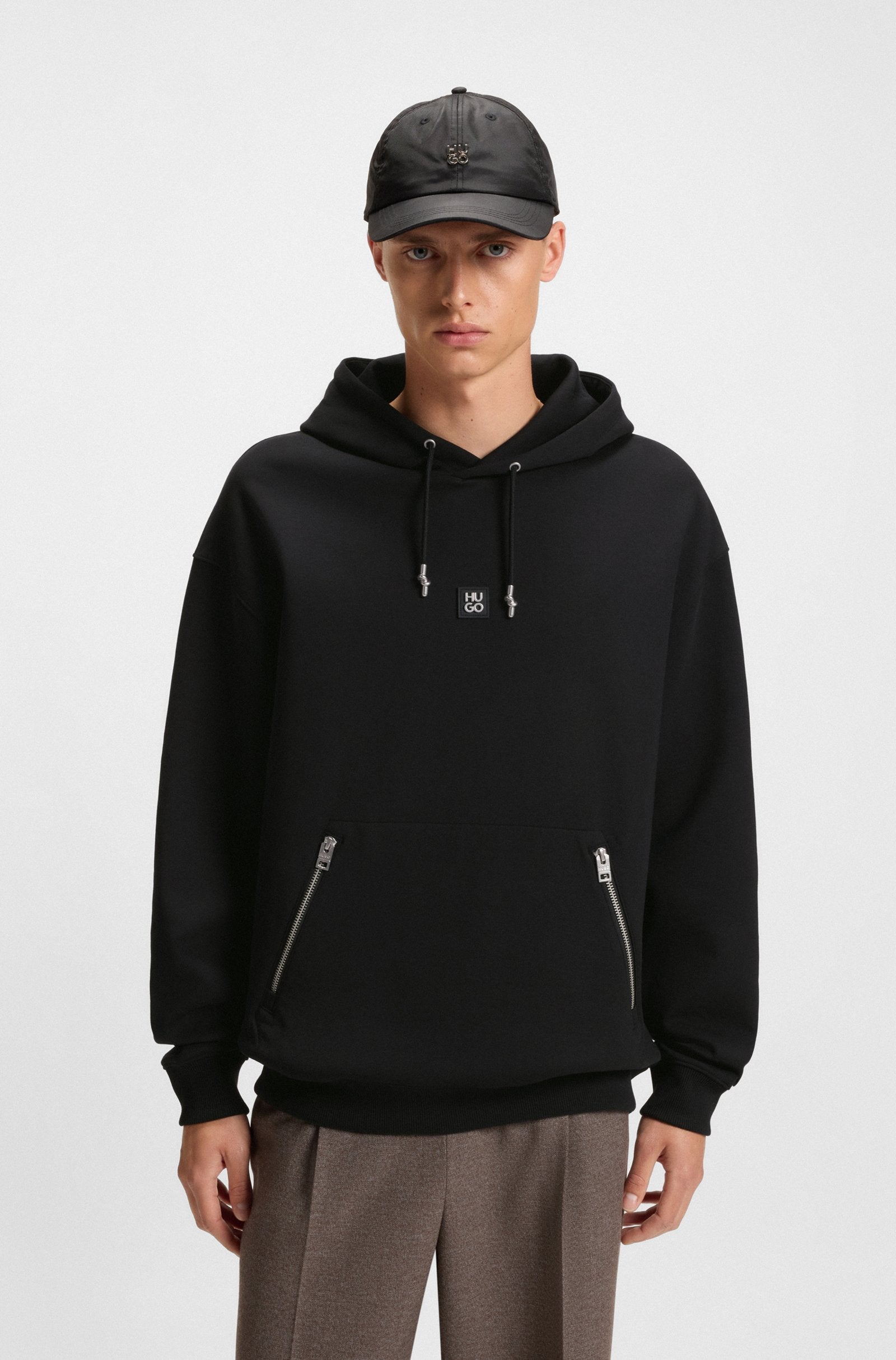 Hugo Dargenhood Hoodie - Black by Denim Exchange