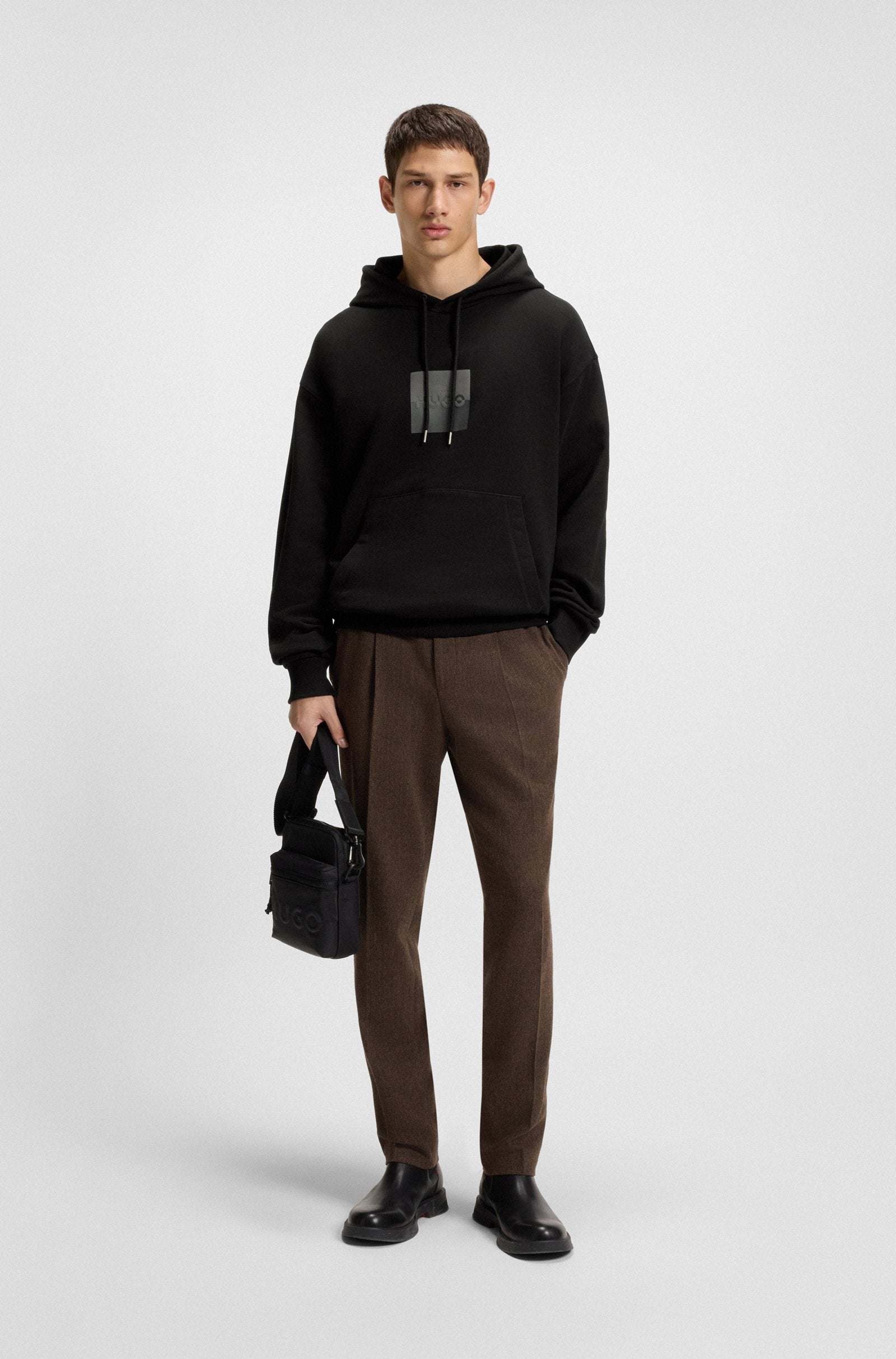Hugo Duspliter Hoodie - Black by Denim Exchange