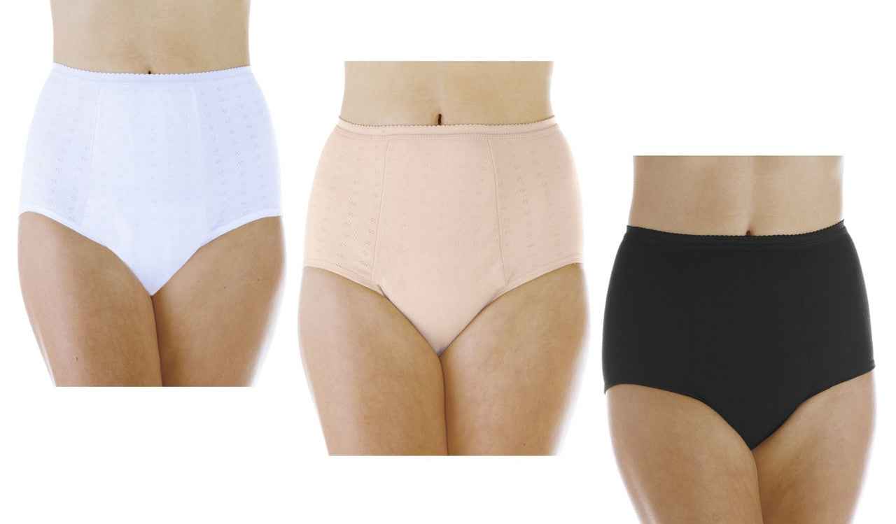 Maximum Absorbency Full Cut Panty (SKU: HDL200) -Beige - Old