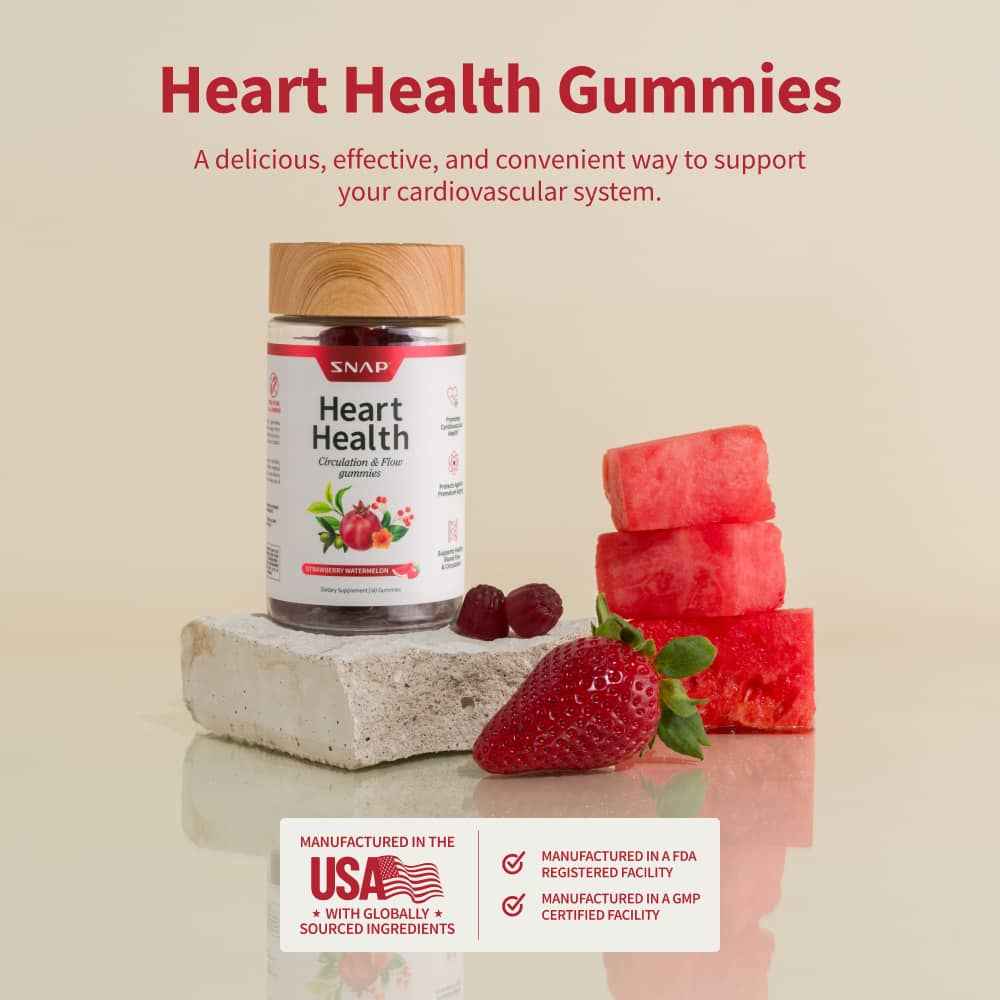 Heart Health Gummies by Snap Supplements