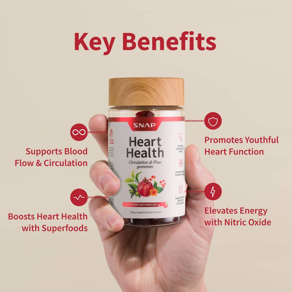 Heart Health Gummies (FREE GIFT) by Snap Supplements