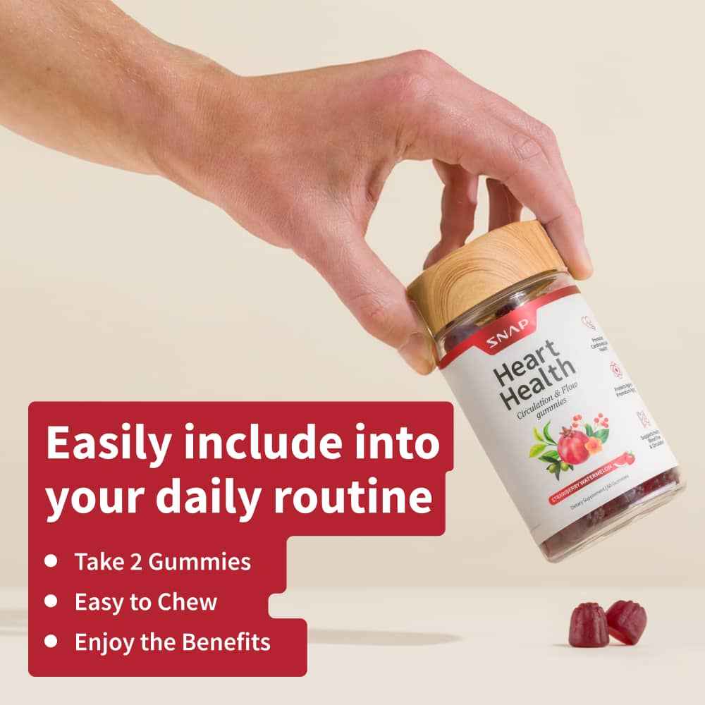 Heart Health Gummies by Snap Supplements