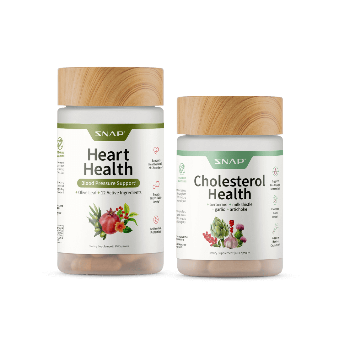 Heart Health & Cholesterol Health Bundle by Snap Supplements
