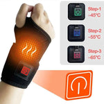 ThermaFlex™ Heated Wrist Support Brace – 3 Heat Levels, Pain Relief & Comfort