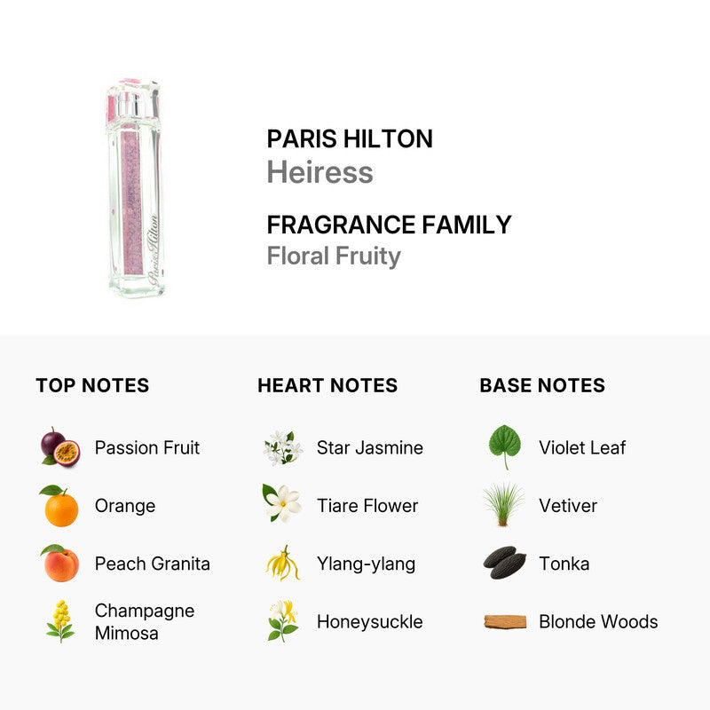 Paris Hilton Heiress Eau de Parfum for Women (3.4oz) DestGlow