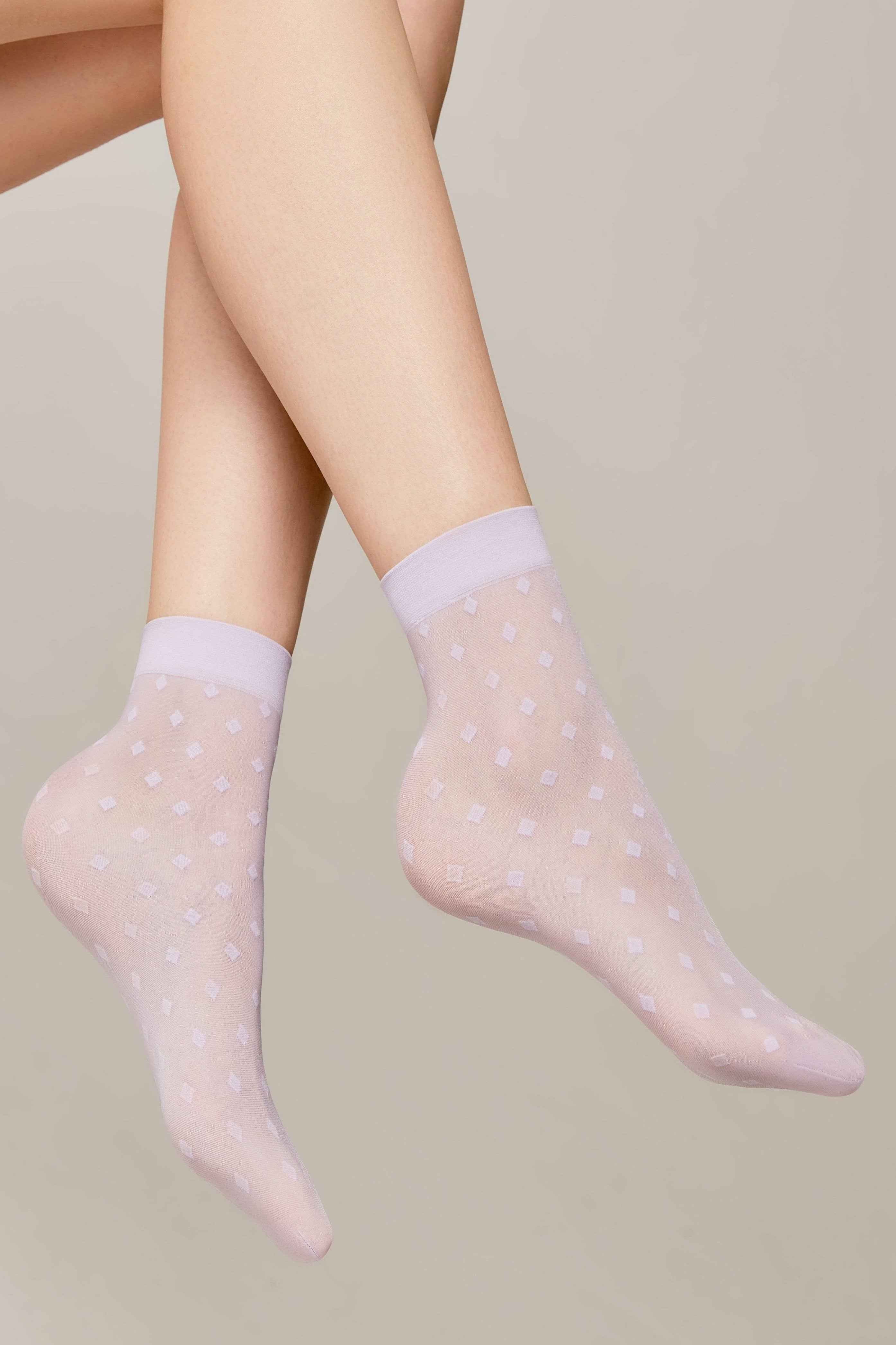 Socks Conte Fantasy - Small Diamond Pattern