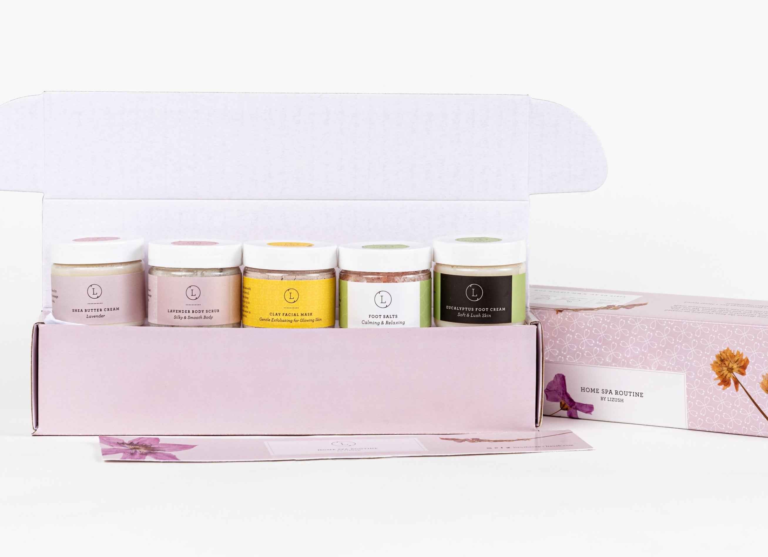 Full body Luxury Home Spa Routine Set - Perfect thinking of you gift