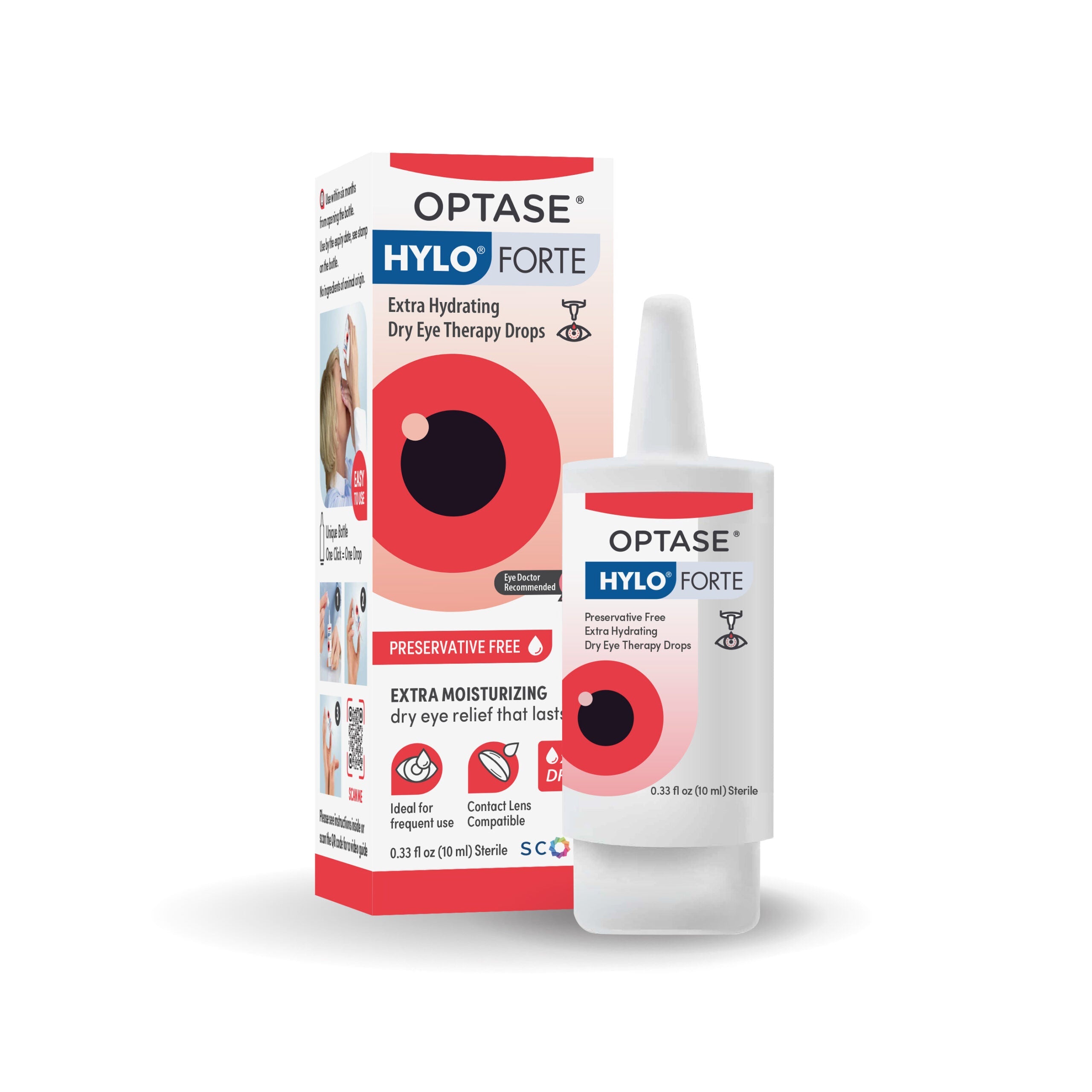 Opatase Hylo Forte Extra Hydrating Dry Eye Therapy Drops 10ml - DestGlow