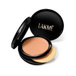 Lakme Xtraordin-Airy Compact, 2 In 1 Compact + Foundation, Lightweight, SPF17 - 06 Almond Honey