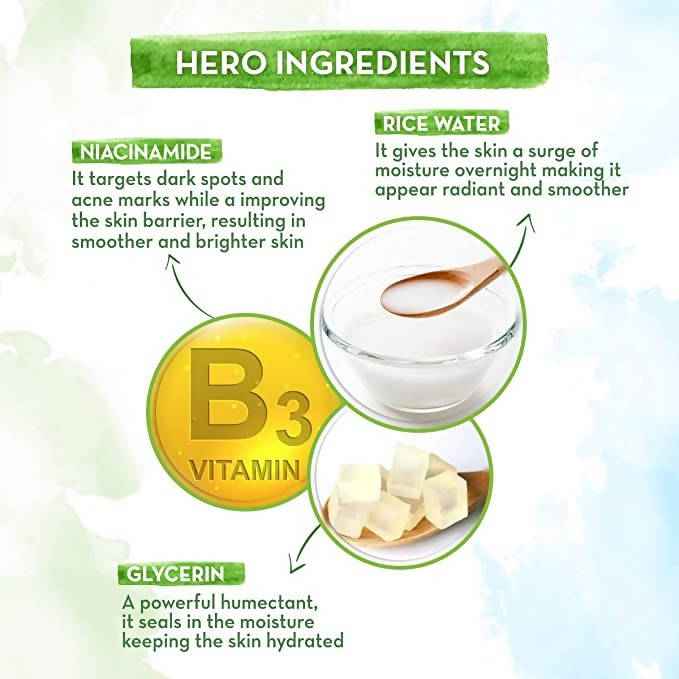 Mamaearth Rice Night Cream With Rice Water & Niacinamide