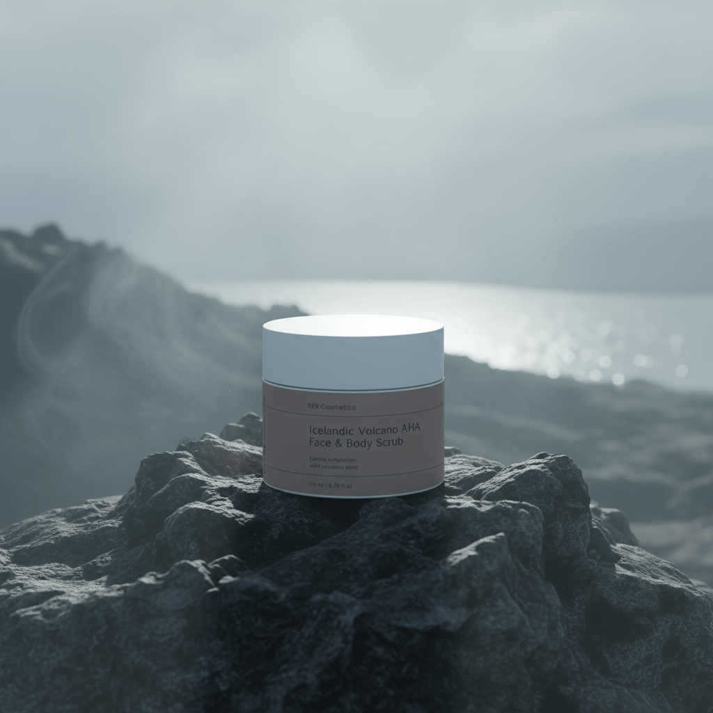 Icelandic Volcano AHA Face & Body Scrub by REK Cosmetics