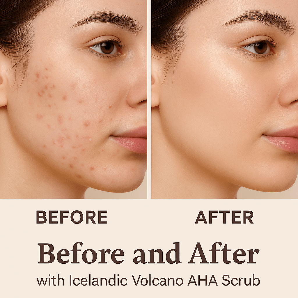 Icelandic Volcano AHA Face & Body Scrub by REK Cosmetics