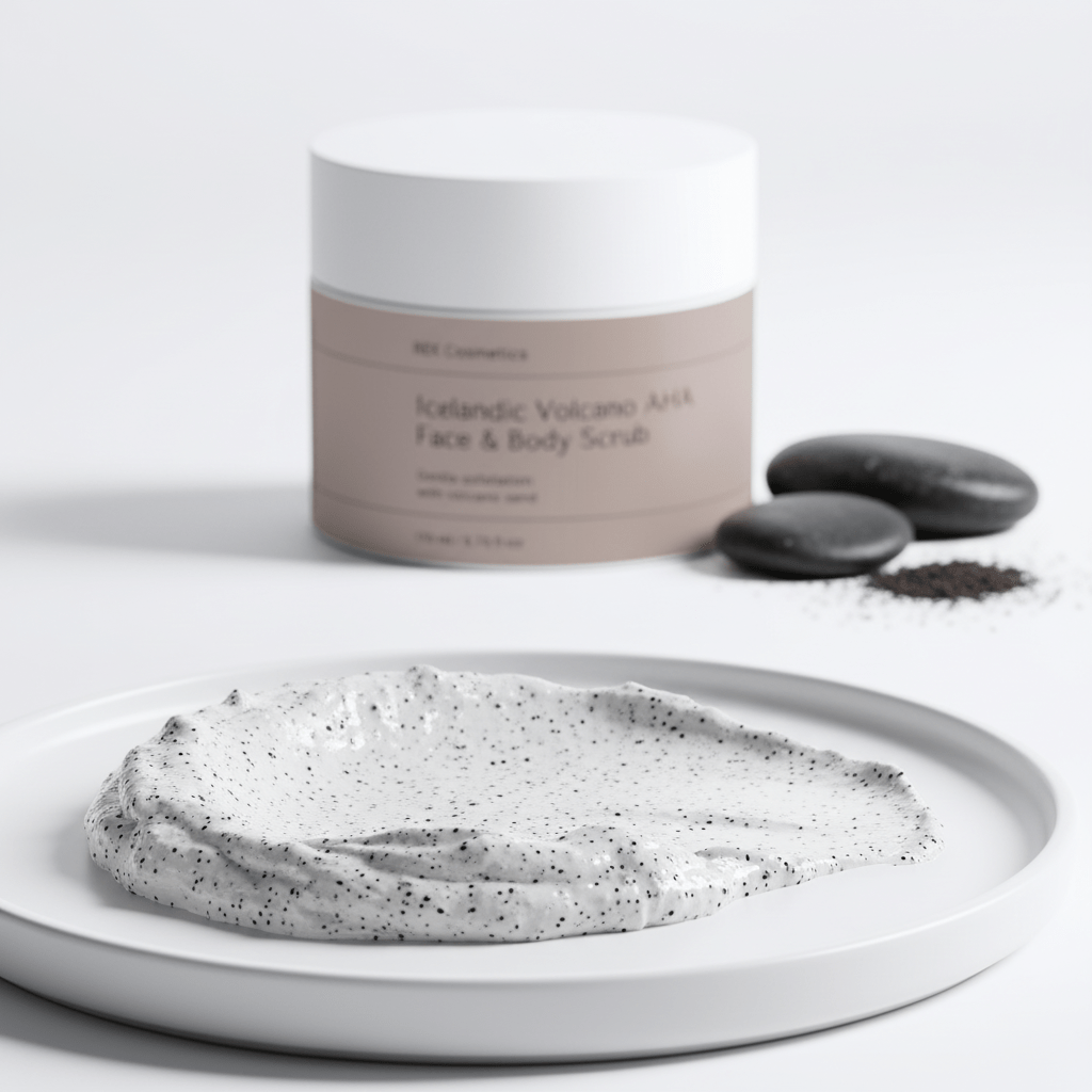 Icelandic Volcano AHA Face & Body Scrub by REK Cosmetics