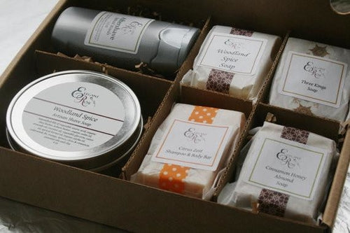 Just for Him Gift Set - Natural Bath & Body Gift Basket for Men