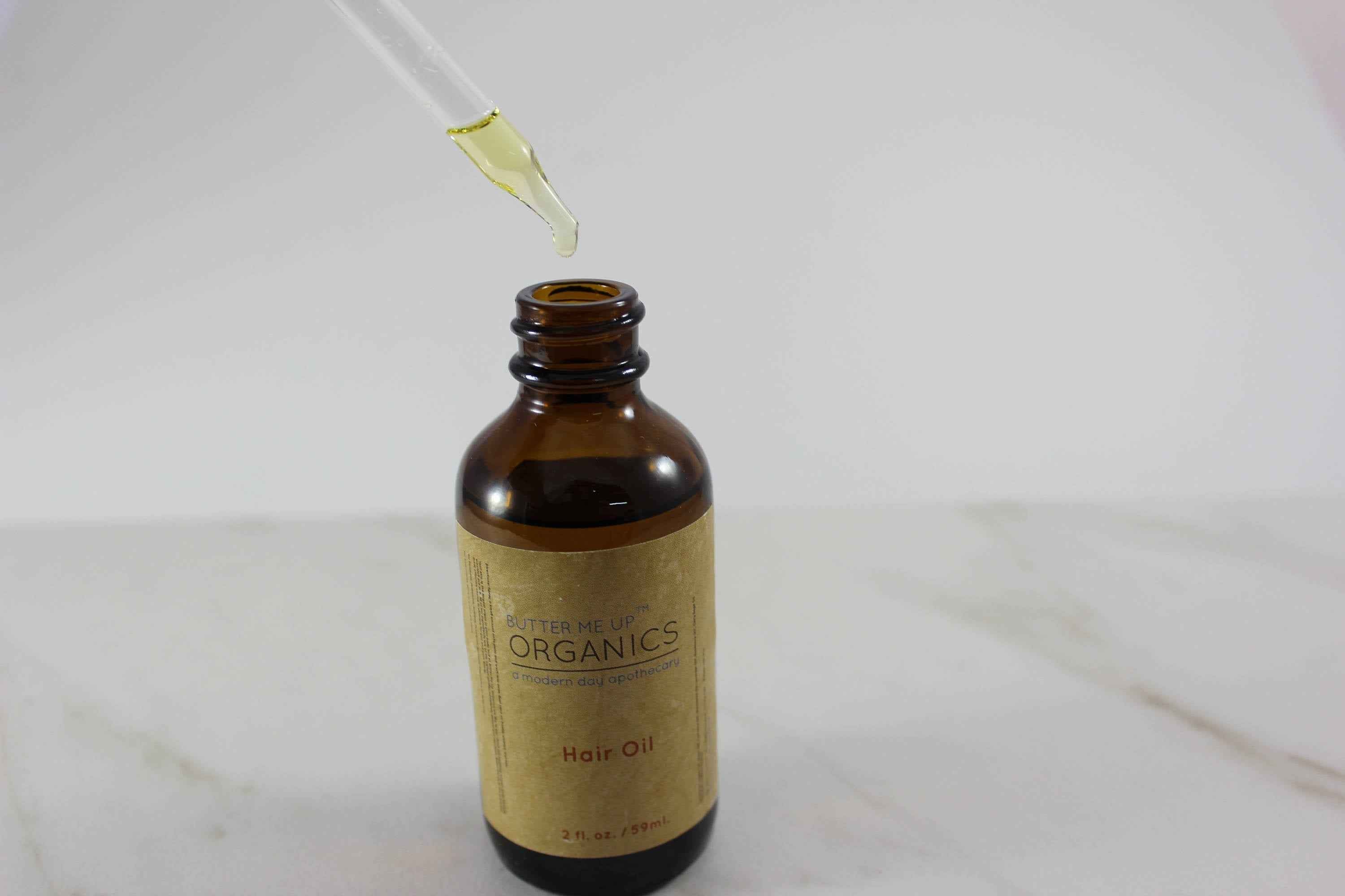 Organic Hair Oil Repair Healthy Hair by Butter Me Up Organics
