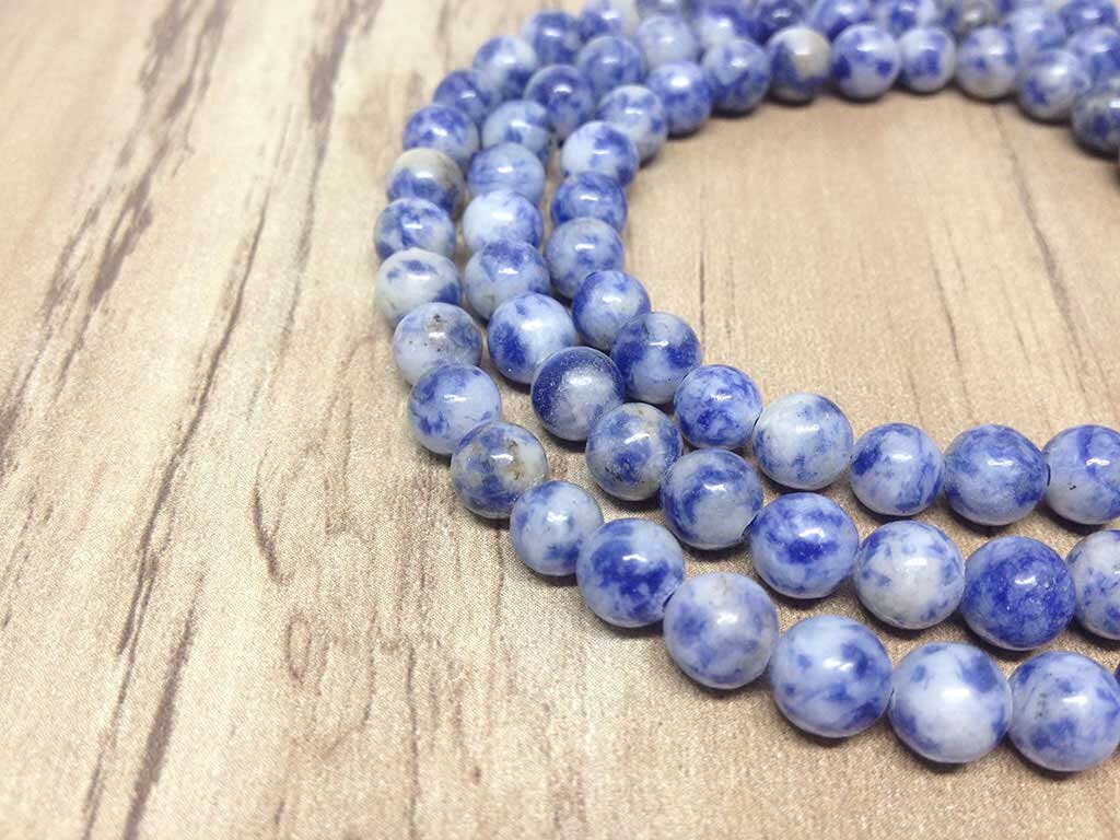 Sodalite Mala 108 Prayer Beads Meditation Jap Mala