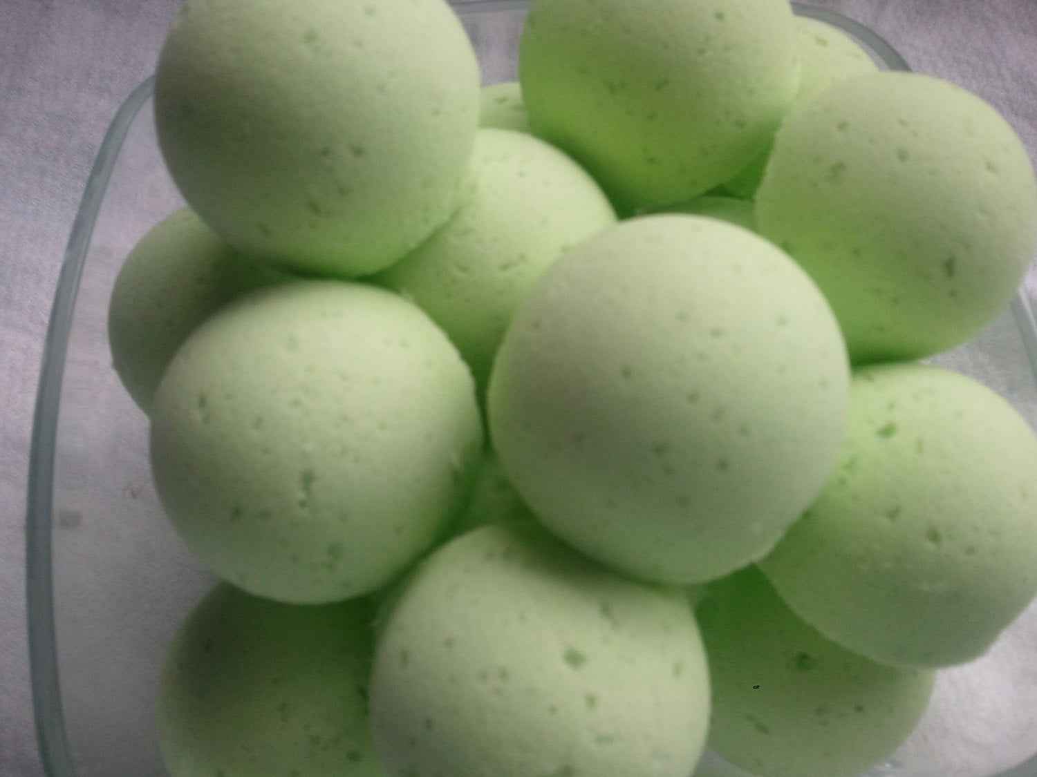 14 bath bombs (select from over 100 fragrances) our Little Bag of Balls (Fragrances E thru L) - great for dry skin by Spa Pure