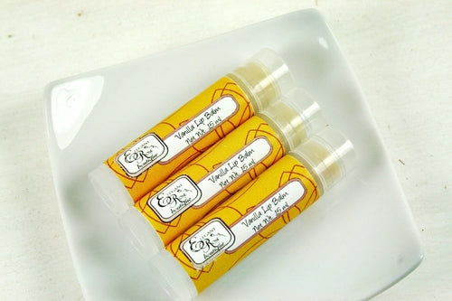 Vanilla Lip Balm - Natural Moisturizing Lip Balm with Pure Vanilla Absolute