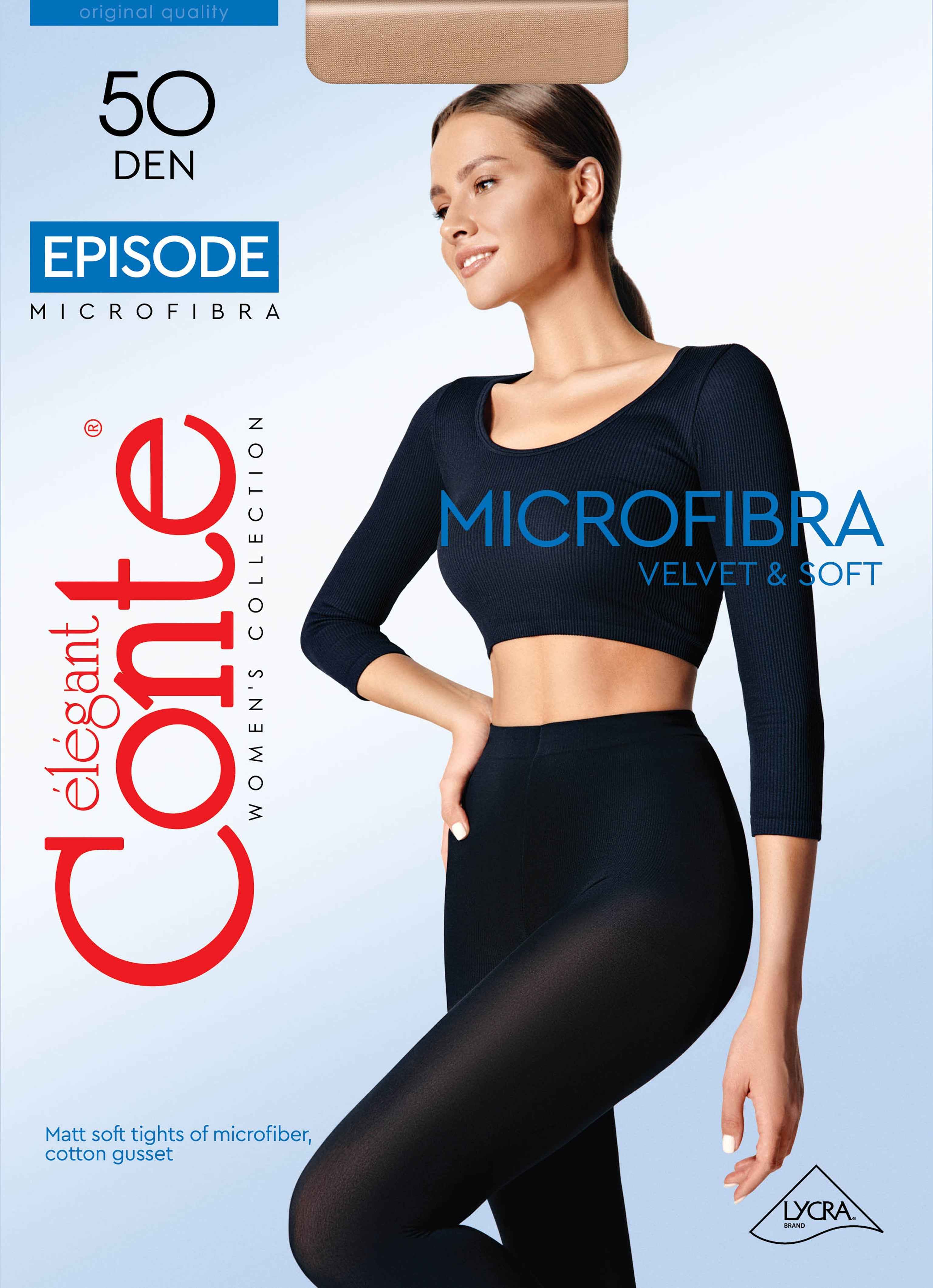 Tights Conte Episode 50 Den - Microfibra Matte Opaque
