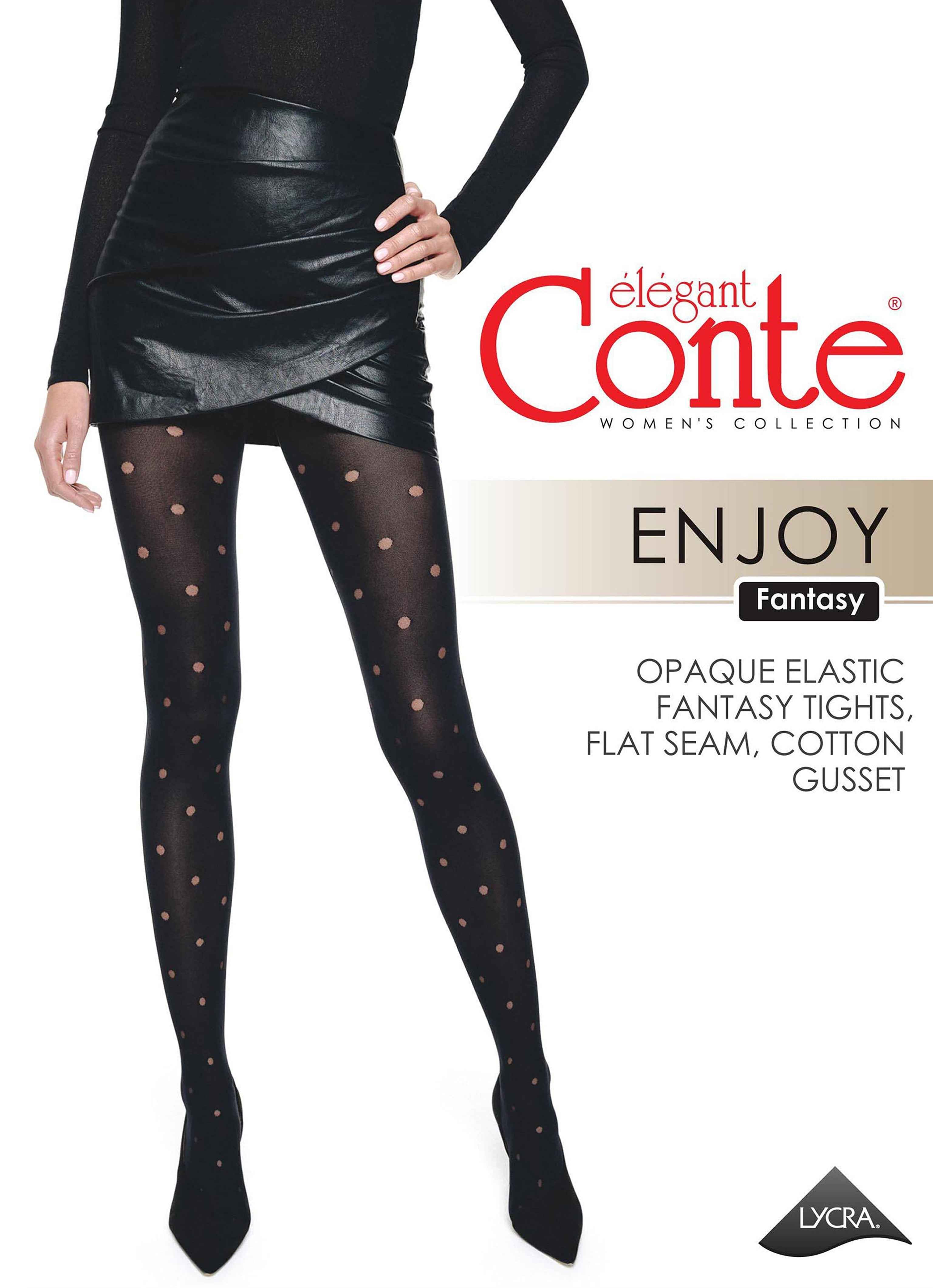 Fantasy Tights Conte Enjoy - Sheer Polka Dots
