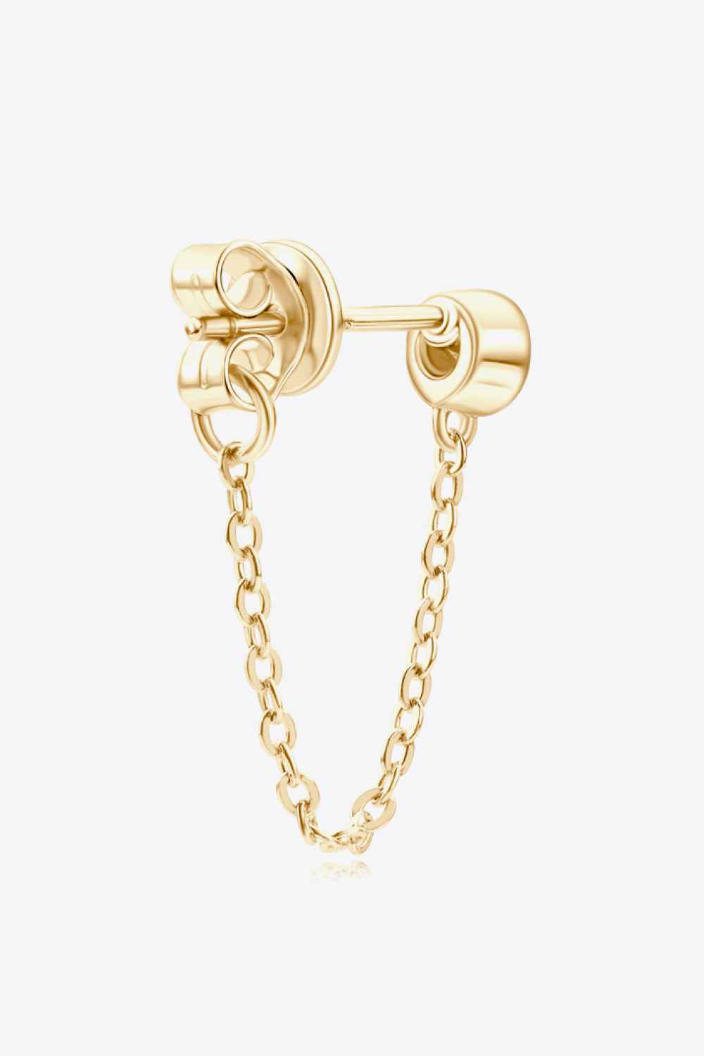 Inlaid Sparkala™ Chain Earrings (Platinum-Plated Fine Silver)