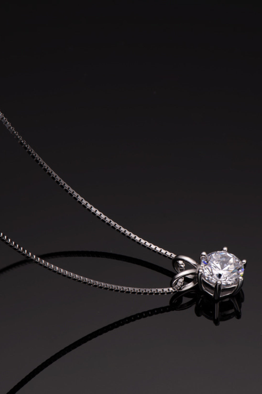 1 Carat Sparkala™ Pendant Necklace (Platinum-Plated Fine Silver) - DestGlow