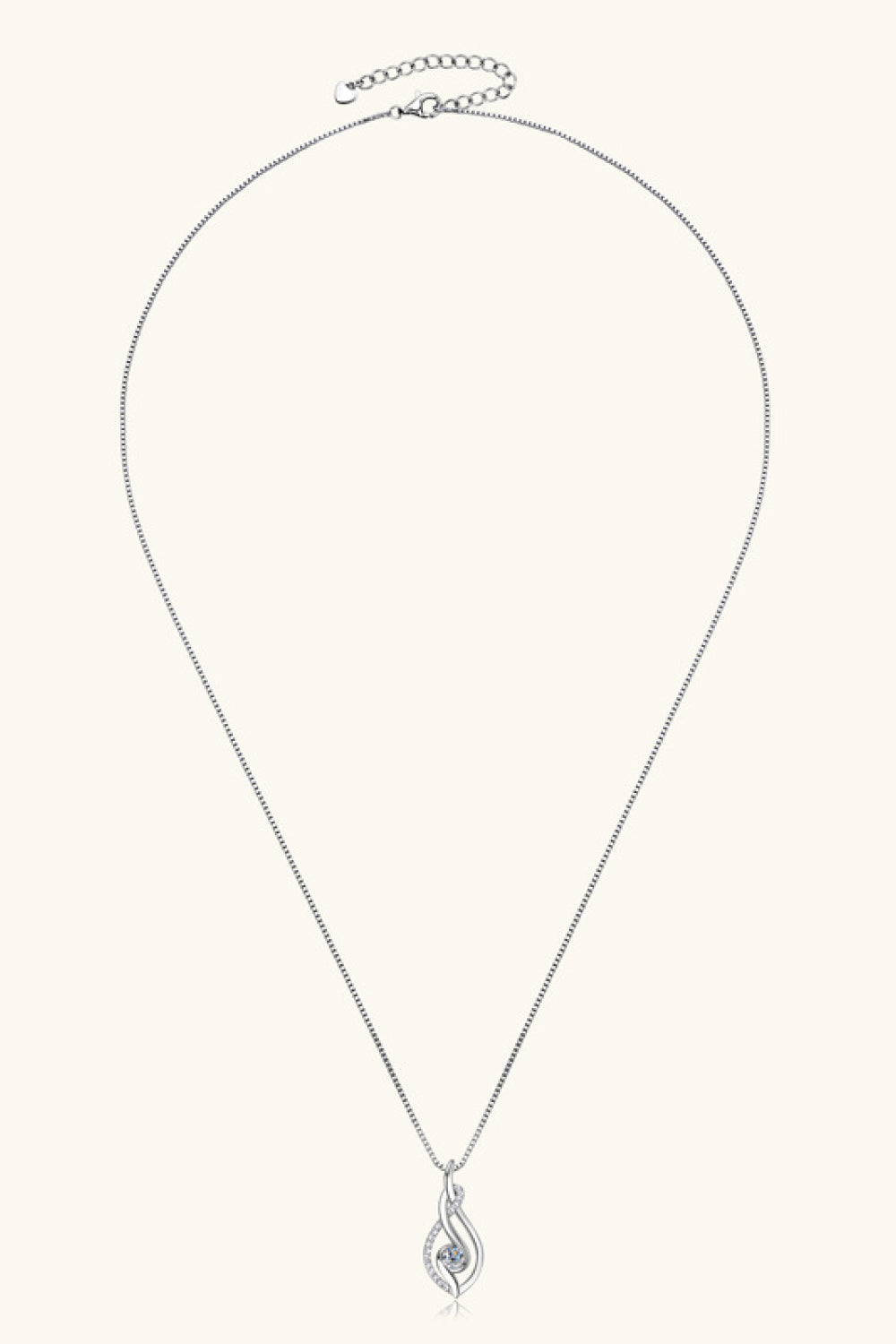 Sparkala™ Platinum-Plated 925 Sterling Silver Necklace - DestGlow