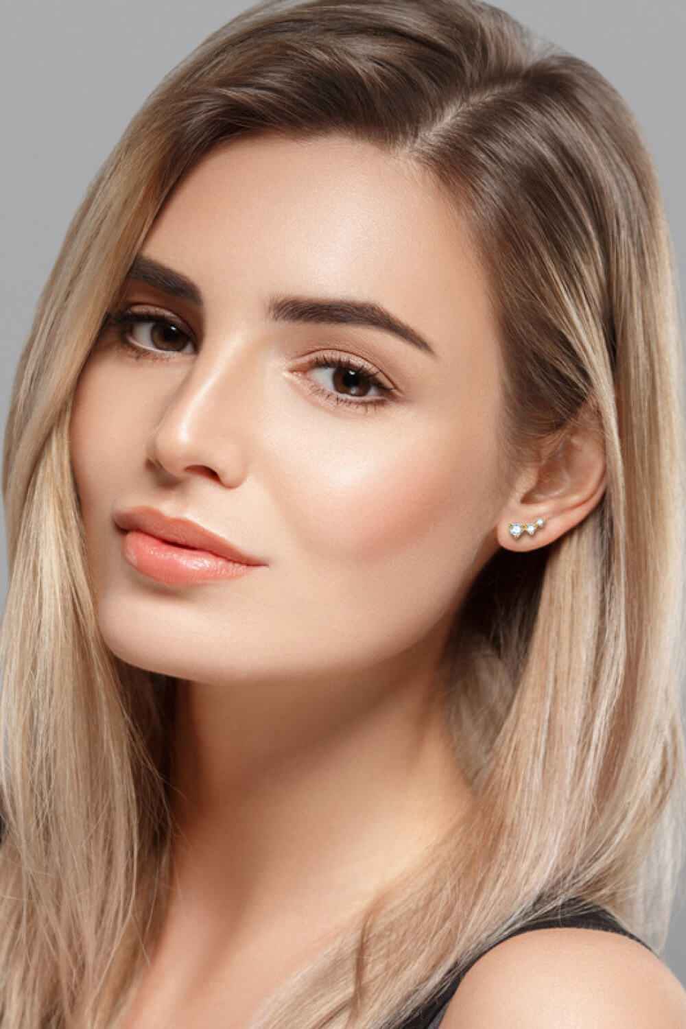 Adored Your Way Sparkala™ Stud Earrings (Platinum-Plated Fine Silver)