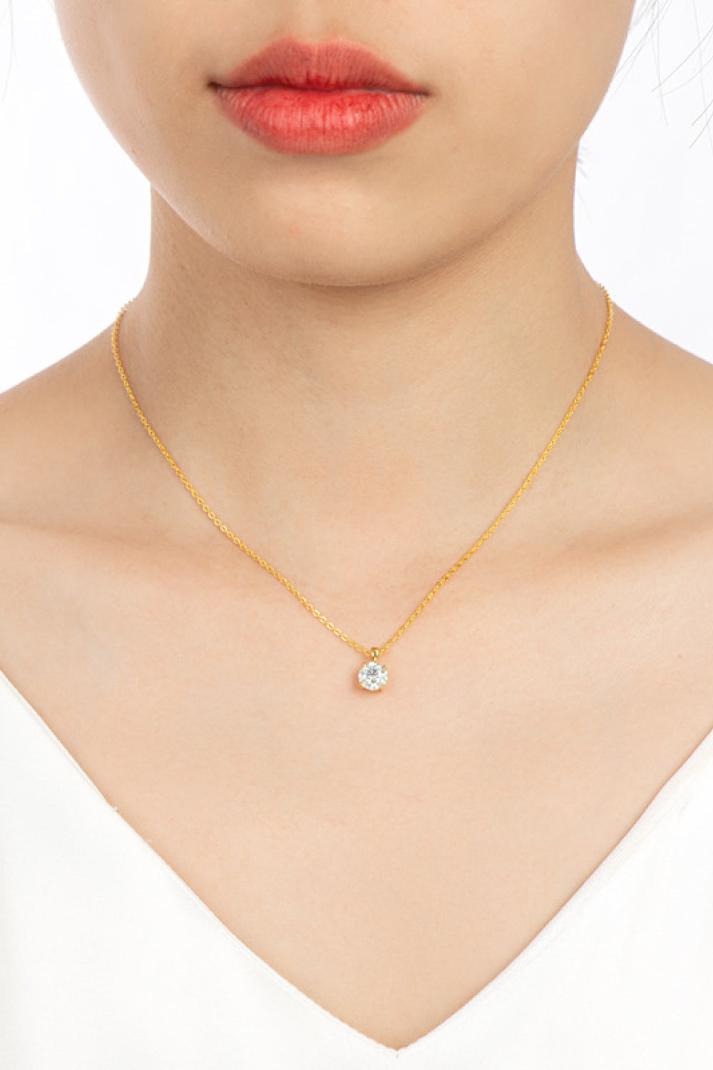 1 Carat Sparkala™ Chain-Link Necklace (Platinum-Plated Fine Silver) by Sparkala