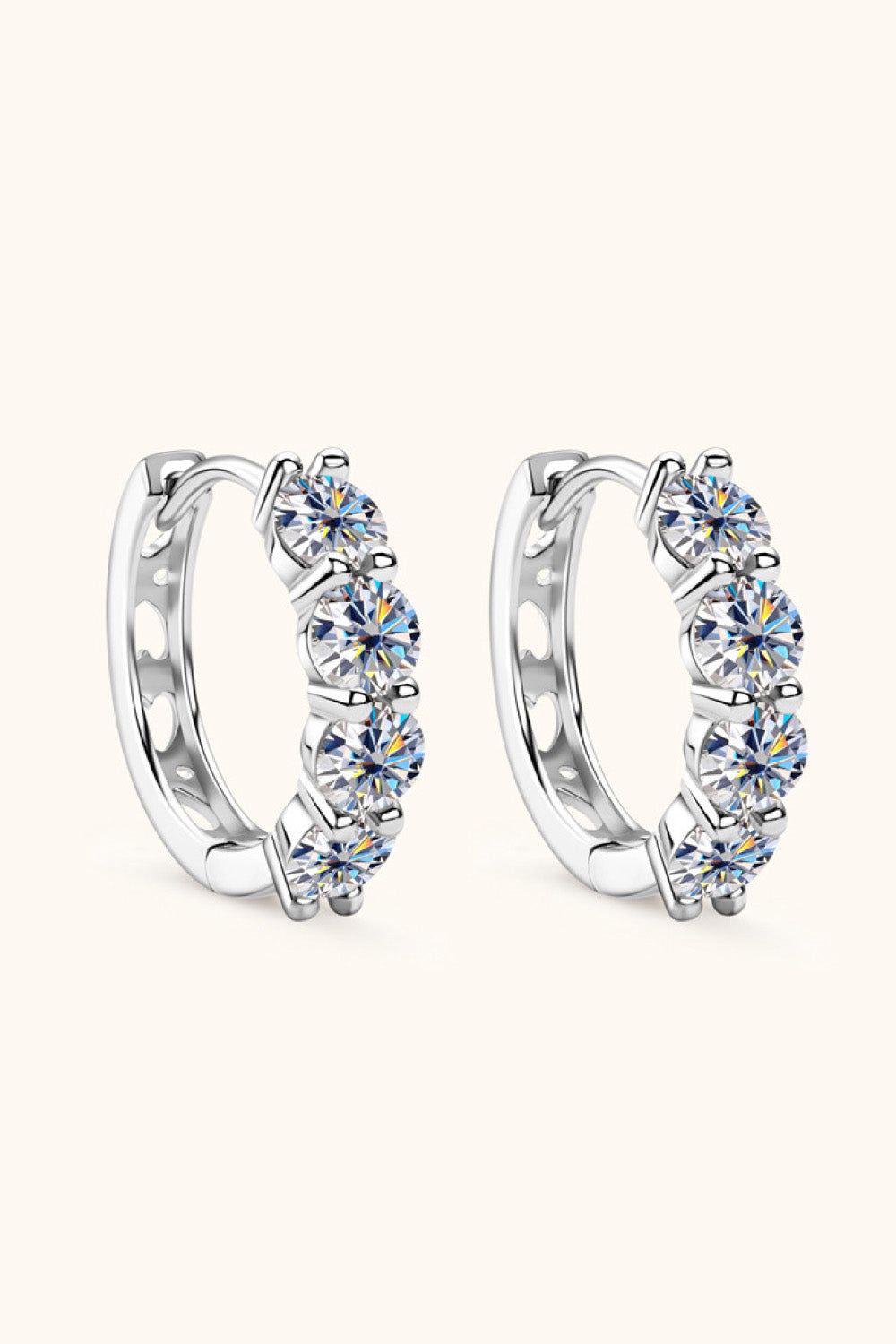 2.4 Carat Sparkala™ Huggie Earrings - DestGlow