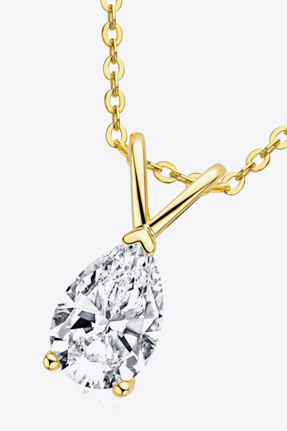 1.5 Carat Sparkala™ Pendant 925 Sterling Silver Necklace (Platinum-Plated Fine Silver) by Sparkala