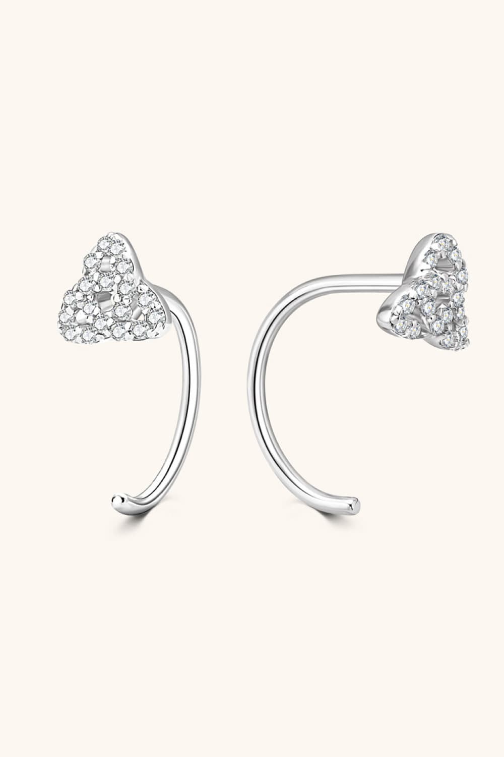 Sparkala™ Platinum-Plated 925 Sterling Silver Earrings by Sparkala