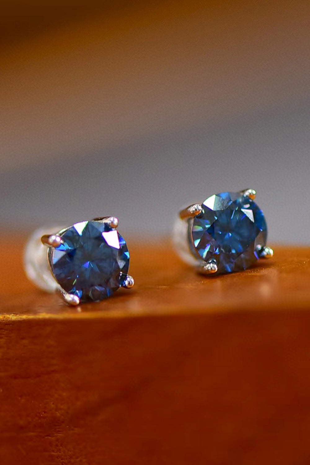 2 Carat Sparkala™ Four-Prong Platinum-Plated Earrings by Sparkala