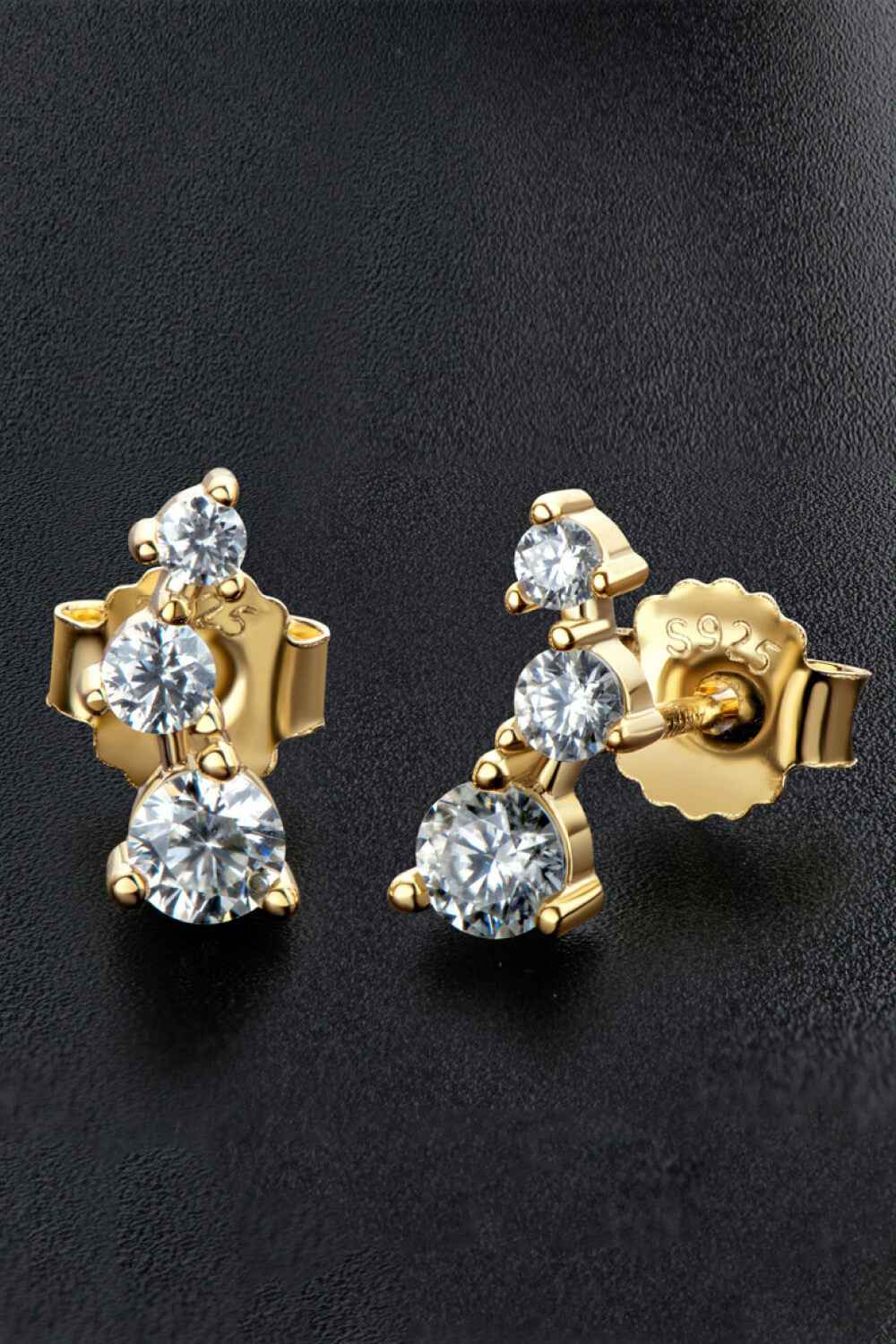 Adored Your Way Sparkala™ Stud Earrings (Platinum-Plated Fine Silver)