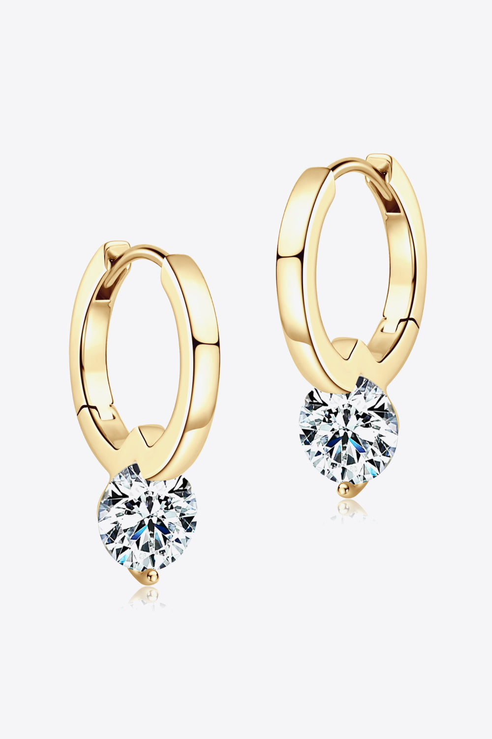 2 Carat Sparkala™ Platinum-Plated 925 Sterling Silver Drop Earrings - DestGlow