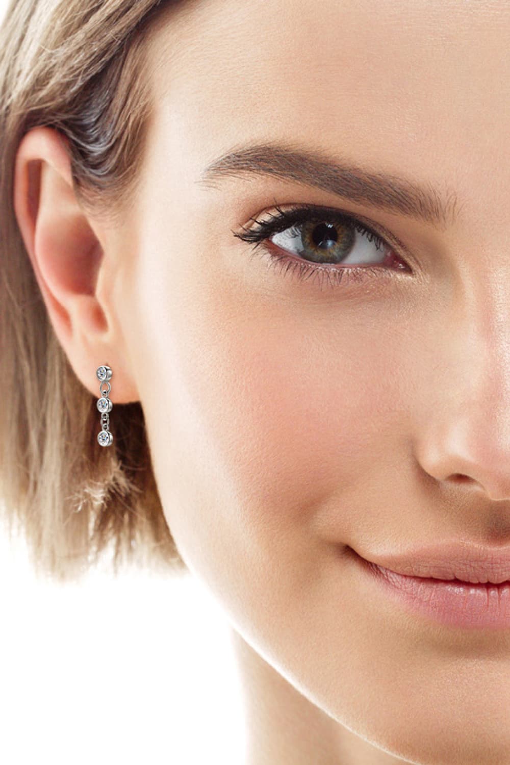 Sparkala™ Platinum-Plated 925 Sterling Silver Drop Earrings by Sparkala