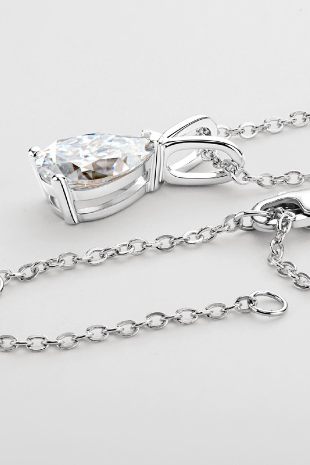 1.5 Carat Sparkala™ Pendant 925 Sterling Silver Necklace (Platinum-Plated Fine Silver) by Sparkala