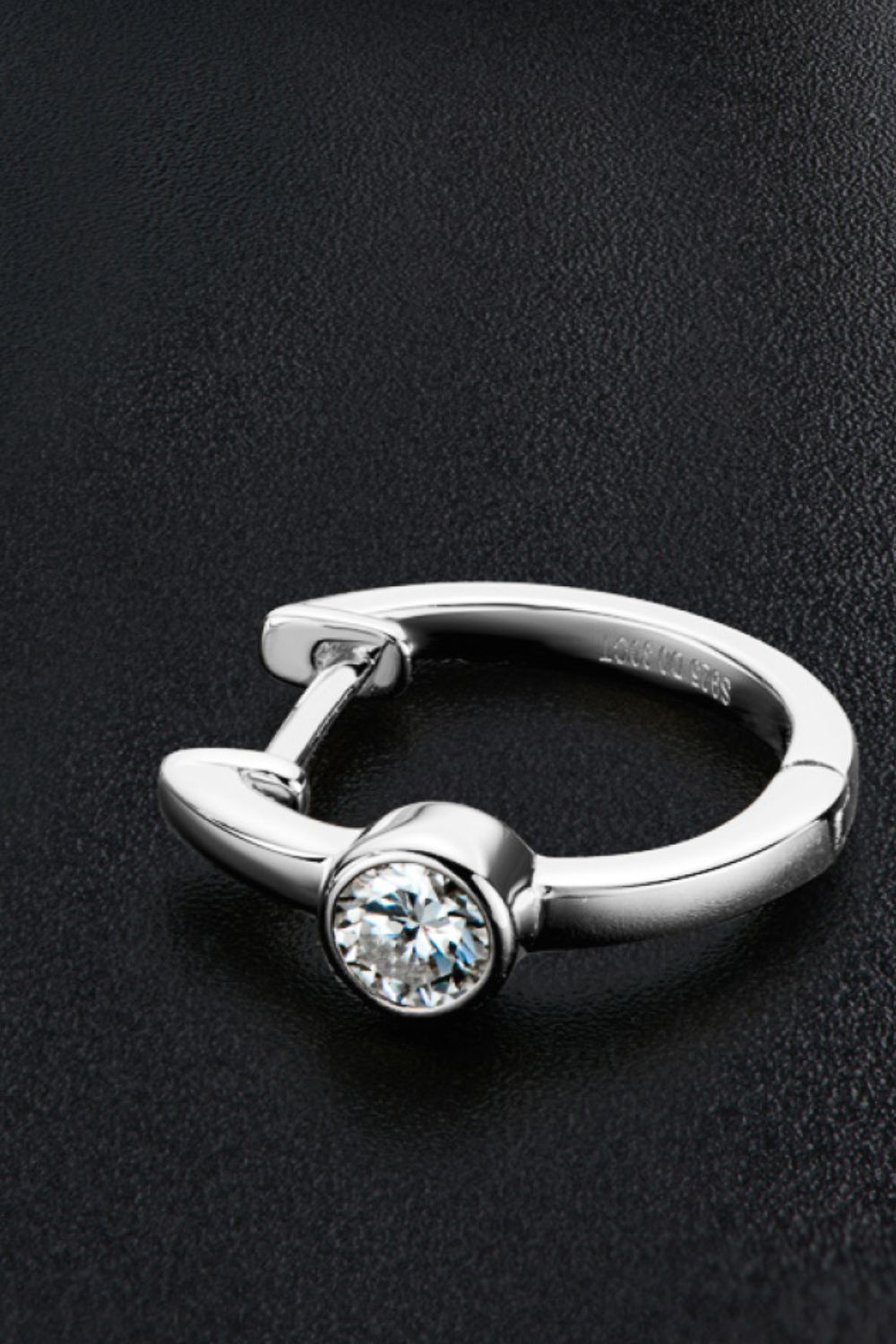 18k Gold-Plated Inlaid Sparkala™ Huggie Earrings (Platinum-Plated Fine Silver) - DestGlow