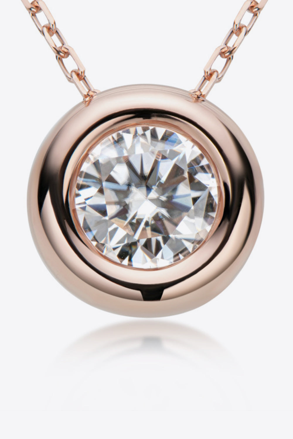 Adored 1 Carat Sparkala™ Pendant 925 Sterling Silver Necklace (Platinum-Plated Fine Silver) - DestGlow