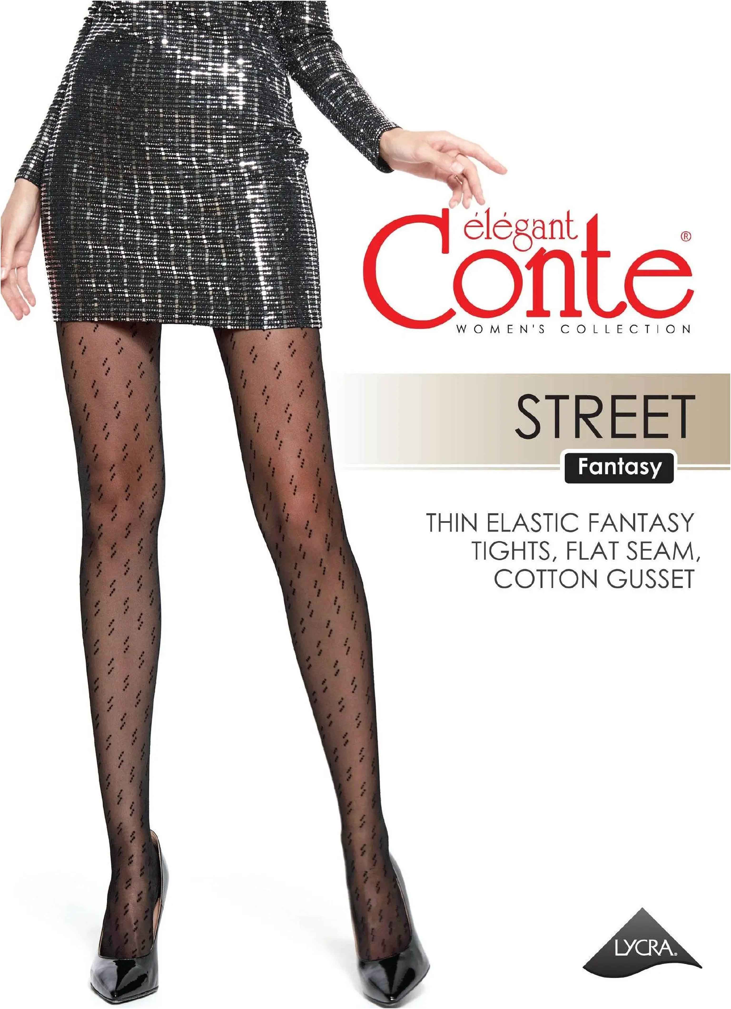 Fantasy Tights Conte Street - Triple Dot Pattern