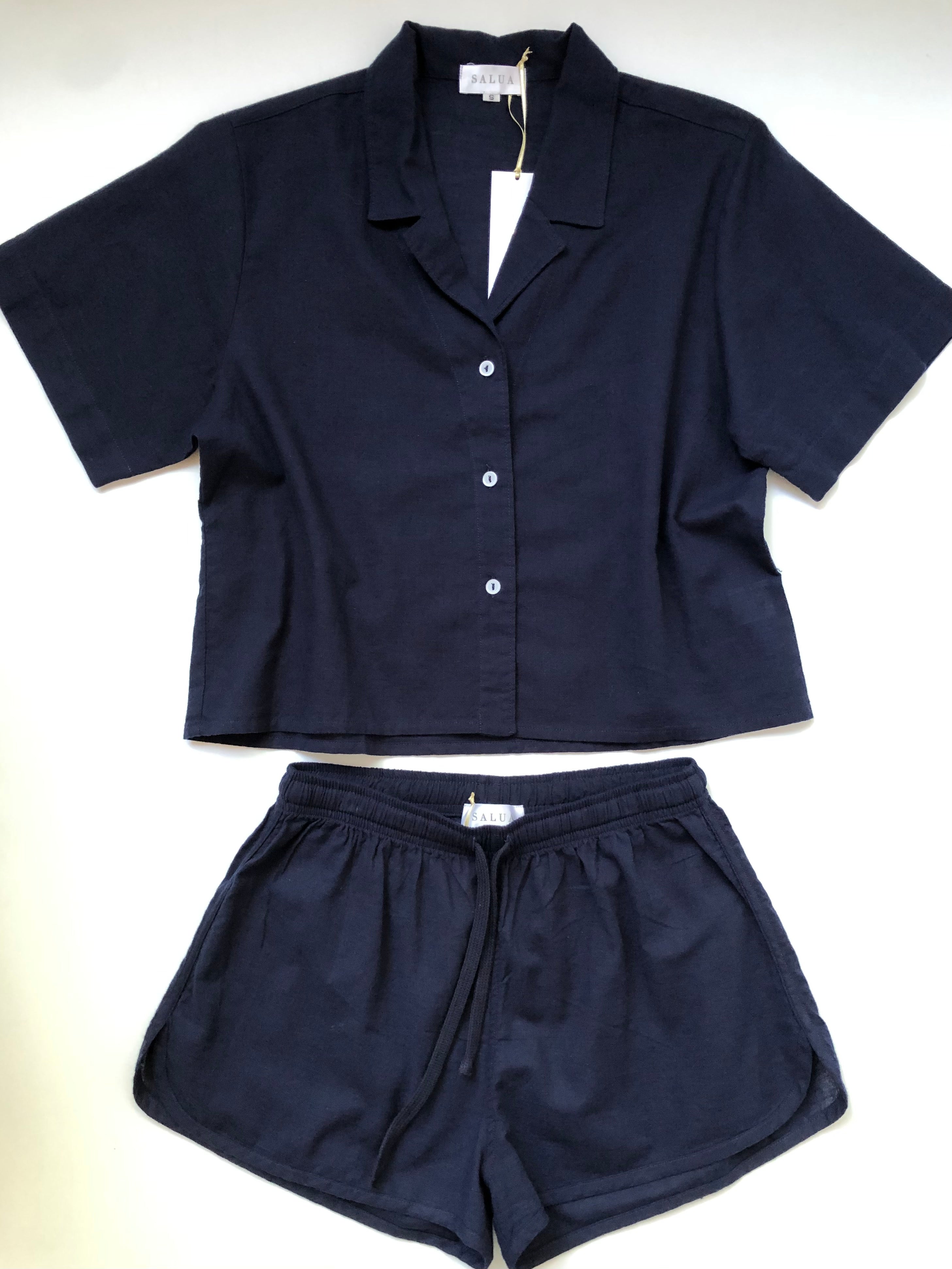 Cropped Button Down - DestGlow
