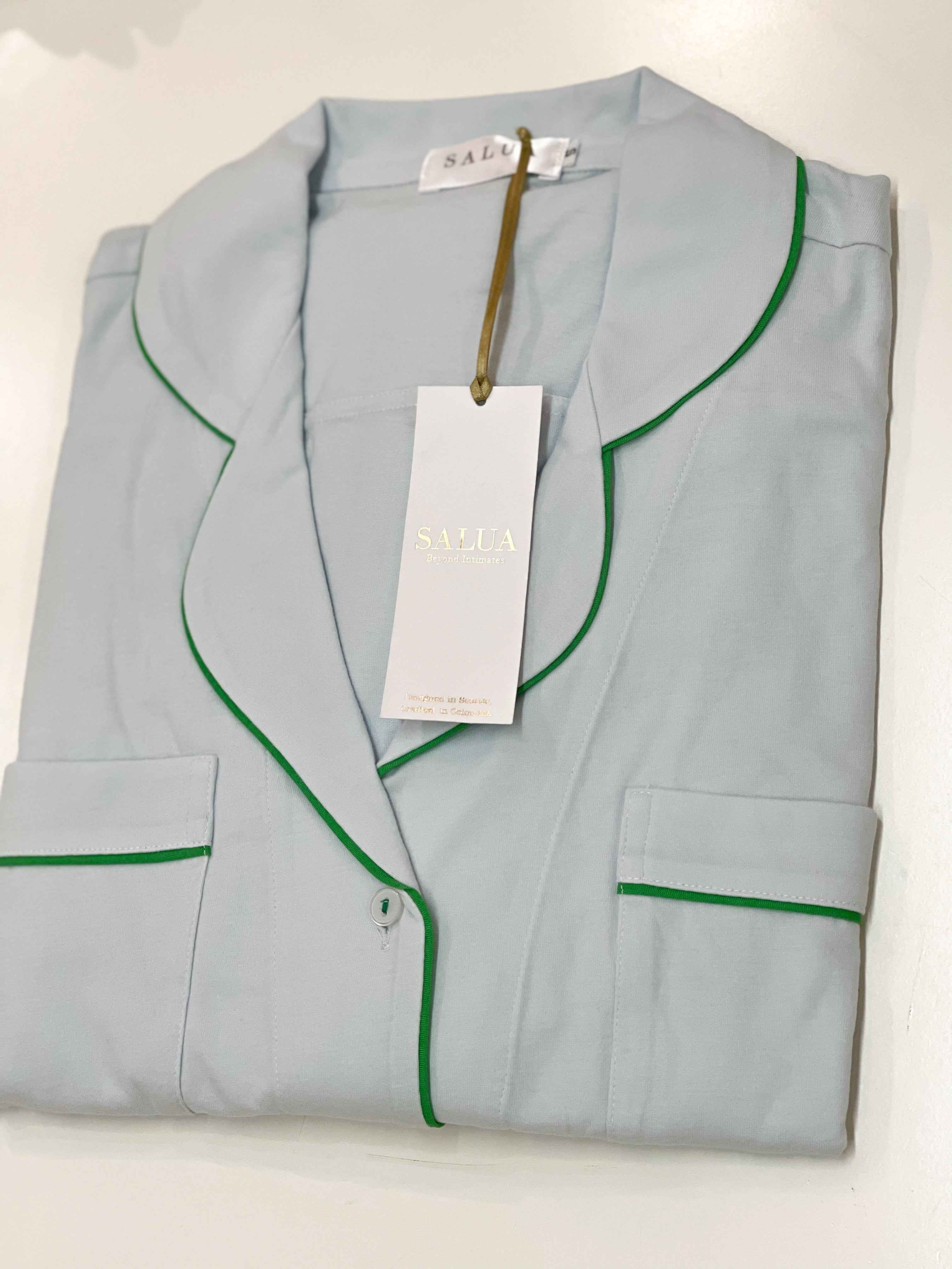 Long Luxury Sleep Shirt in Brushed Pima Cotton -Limited Colors